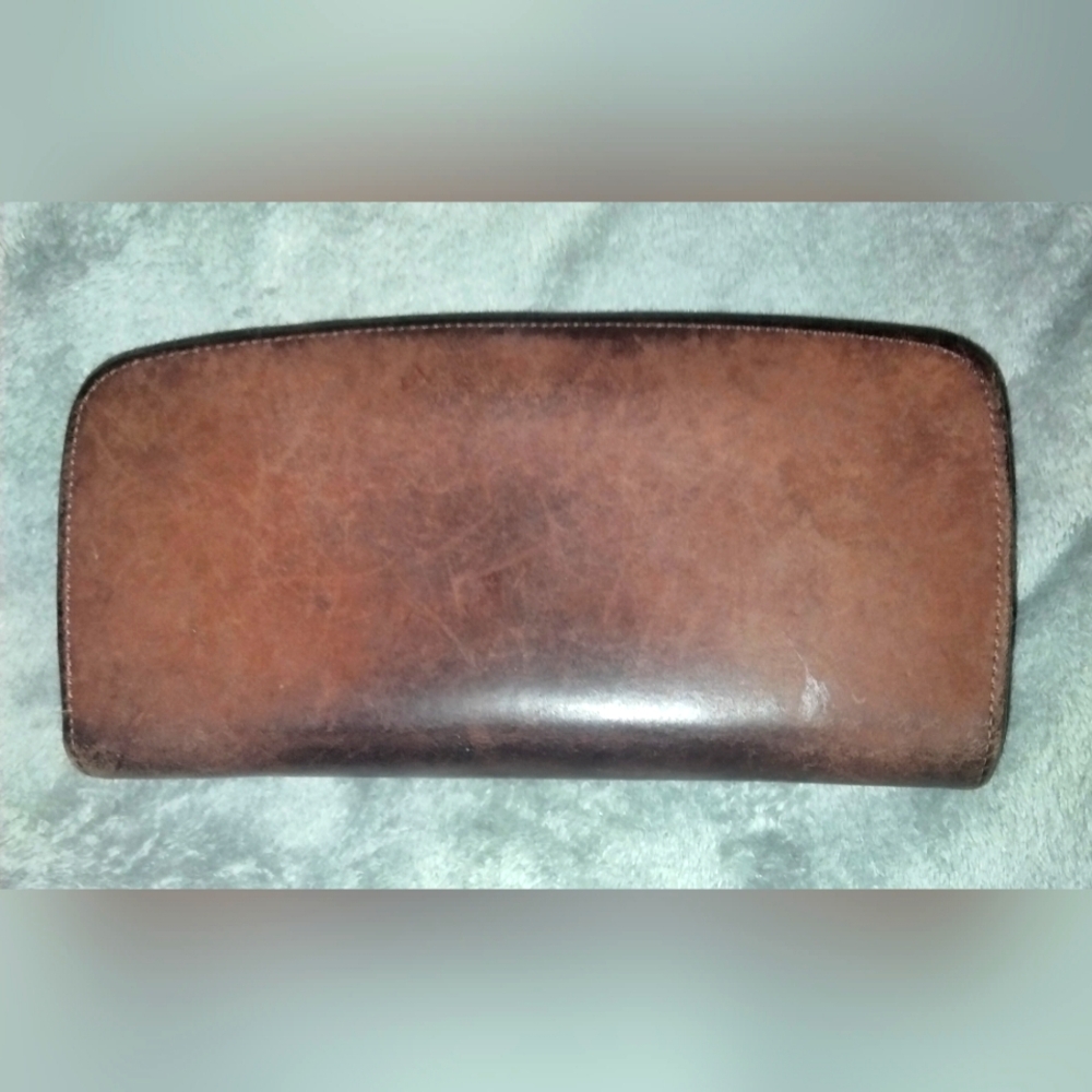 😍COLLECTORS😍 EXTREMELY RARE VINTAGE COACH DISTRESSED LEATHER  WALLET